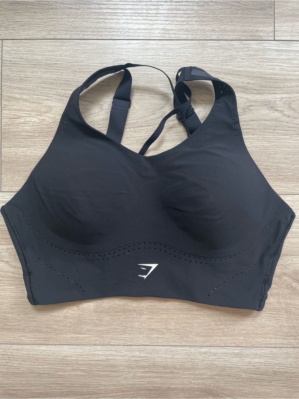 Gymshark Black Seamless High-Support Sports Bra